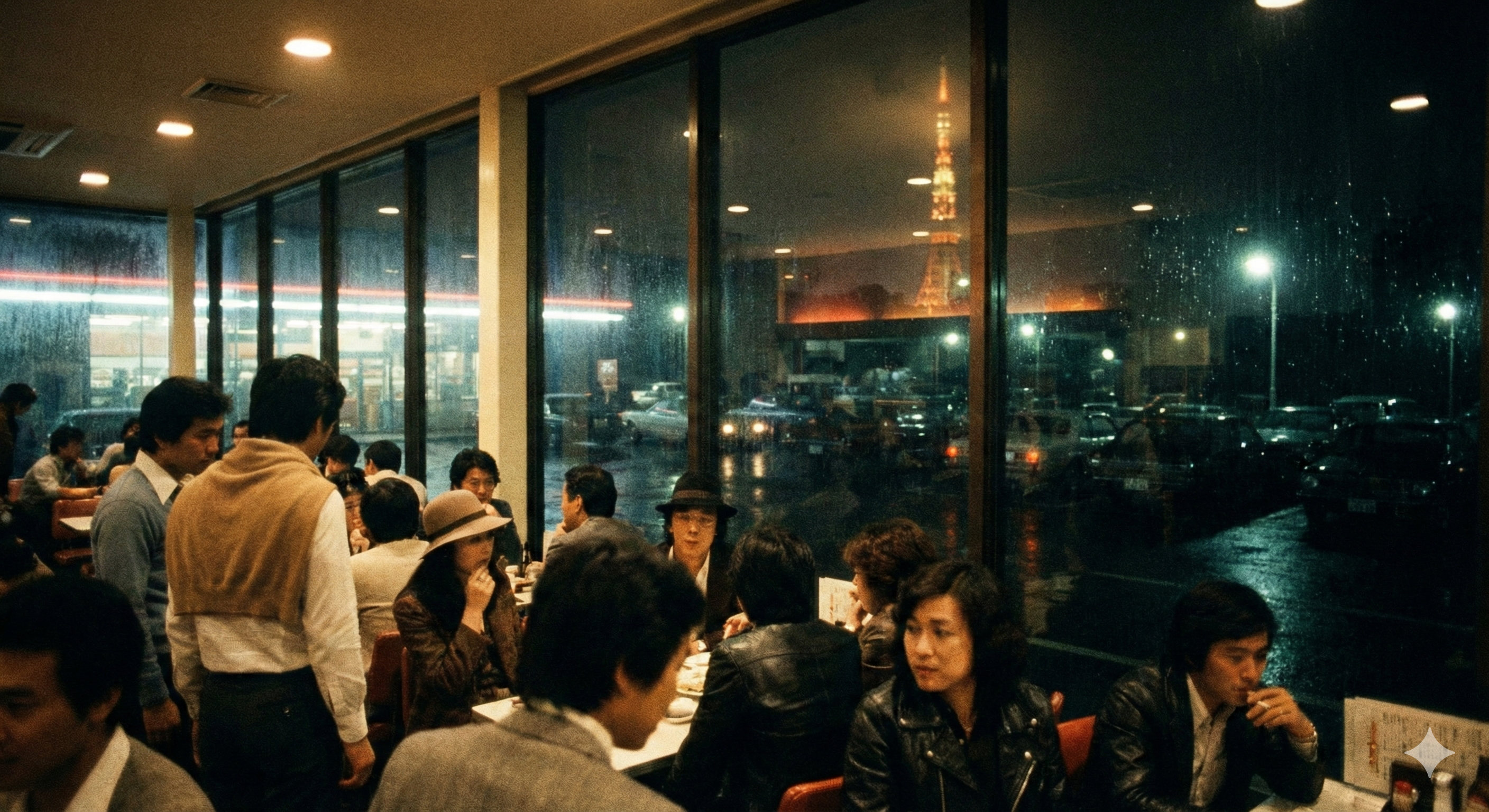 深夜のサルビア